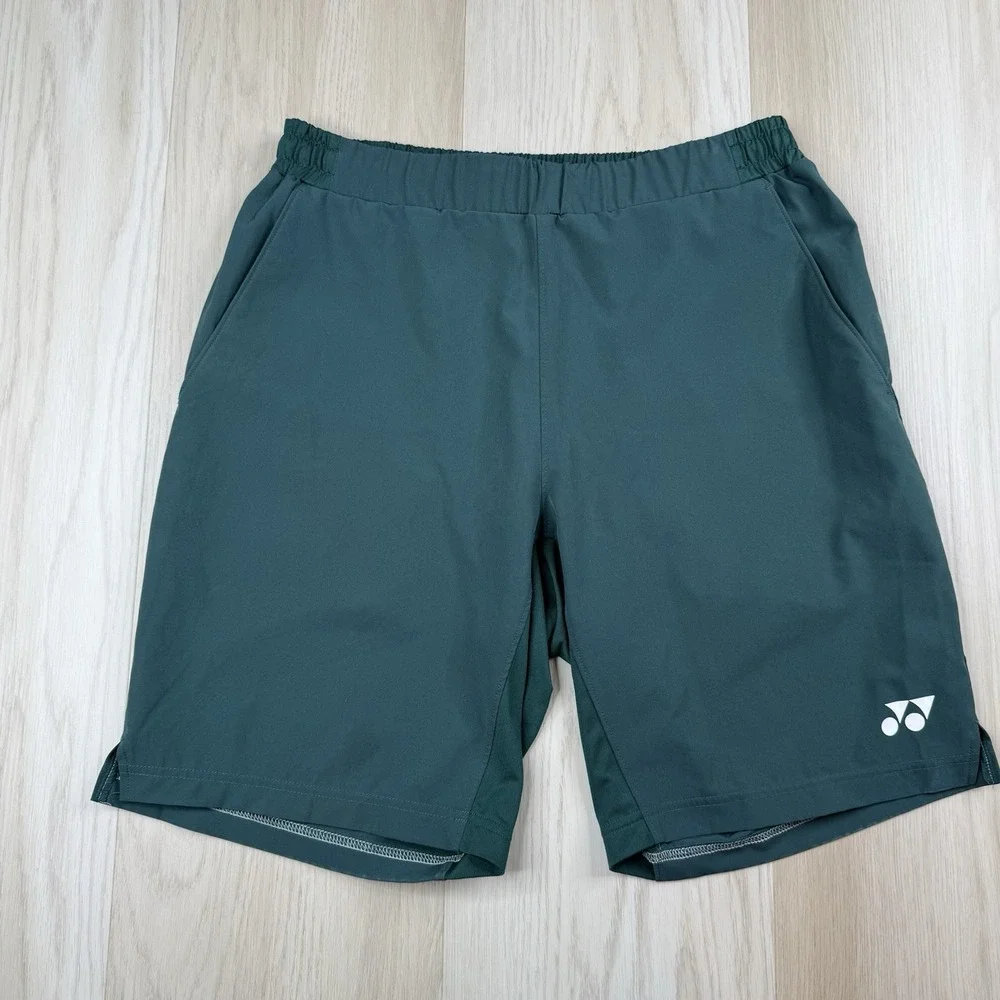 YONEX Badminton Shorts National Uniform Sports Green Very Cool Mens Medium US